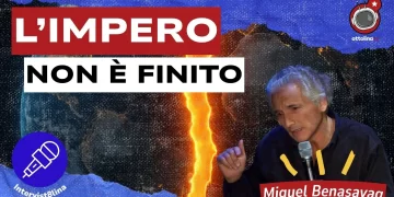 Colata di lava. Miguel Benassayag in primo piano