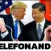 Collage di volti di Donald Trump e Xi Jinping