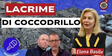 Macerie di Gaza. Corrado Formigli e Elena Basile in primo piano