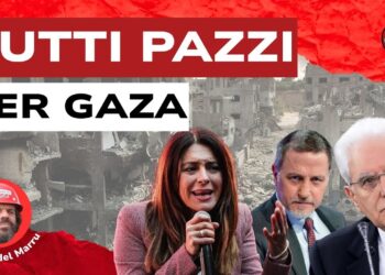 Macerie di Gaza. Pina Picierno, Sergio Mattarella e Massimo Giannini in primo piano