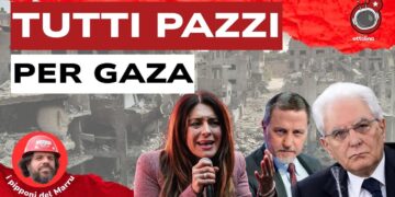 Macerie di Gaza. Pina Picierno, Sergio Mattarella e Massimo Giannini in primo piano