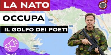 Mappa del Golfo dei poeti. Mark Rutte in divisa militare in primo piano