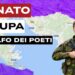 Mappa del Golfo dei poeti. Mark Rutte in divisa militare in primo piano