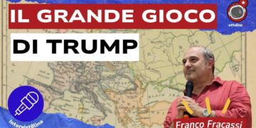 Mappa europea. Franco Fracassi in primo piano