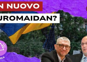 Bandiere ucraine. Fulvio Scaglione e Gianandrea Gaiani in primo piano