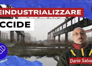 Cantiere abbandonato. Dario Salvetti in primo piano