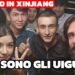 Davide Martinotti con un gruppo di ragazzi uiguri