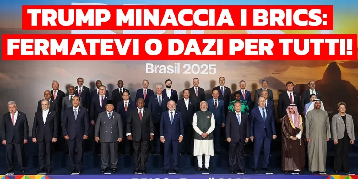Foto ufficiale dei leader dei BRICS+ in Brasile