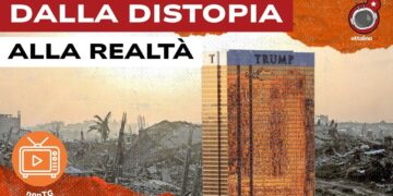 Gaza distrutta con una Trump tower nel mezzo