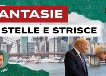 Immagine di New York. Federico Rampini si inchina a Donald Trump in primo piano
