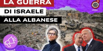 Macerie di Gaza. Francesca Albanese, Benjamin Netanhyau e Donald Trump in primo piano