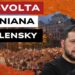 Manifestazione a Kiev. Volodymyr Zelensky in primo piano