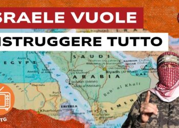 Mappa del Medio Oriente. Un guerrigliero di Ansarallah in primo piano