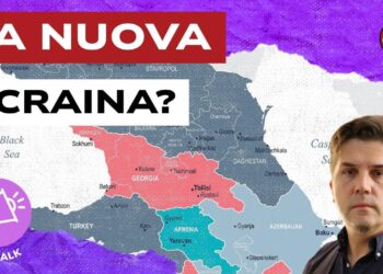 Mappa dell'Azerbaigian. Fabrizio Vielmini in primo piano