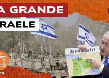 Militari dell'IDF. Benjamin Netanhyau con la mappa del Medio Oriente senza la Palestina in primo piano