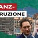 Palazzo in costruzione. Giuseppe sala e John Elkann in primo piano