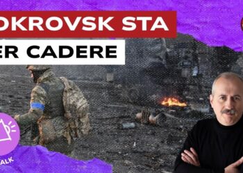 Scena di un campo di battaglia. Stefano Orsi in primo piano