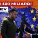 Bandiera dell'Ue. Emmanuel Macron passa un'arma da guerra a Volodymyr Zelensky