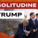 Campidoglio in rovina. Donald Trump isolato da 4 uomini asiatici in primo piano