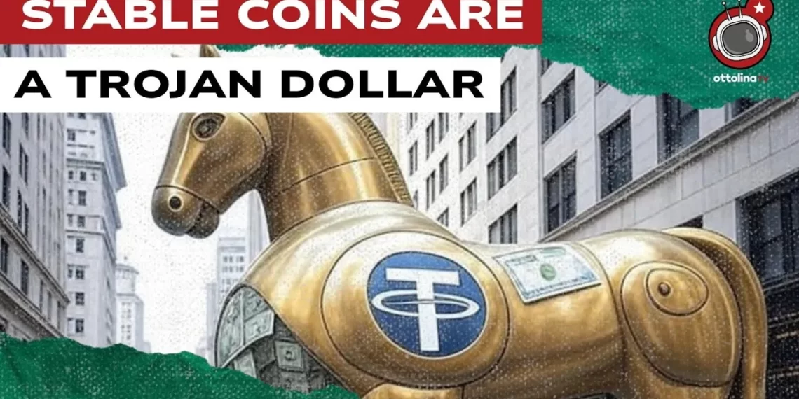 Cavallo di Troia con dollari