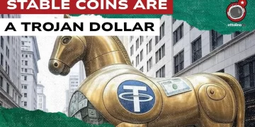 Cavallo di Troia con dollari