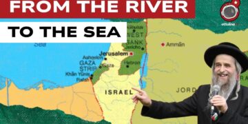 Mappa del Medio Oriente. Rabbi Elhanan Beck in primo piano