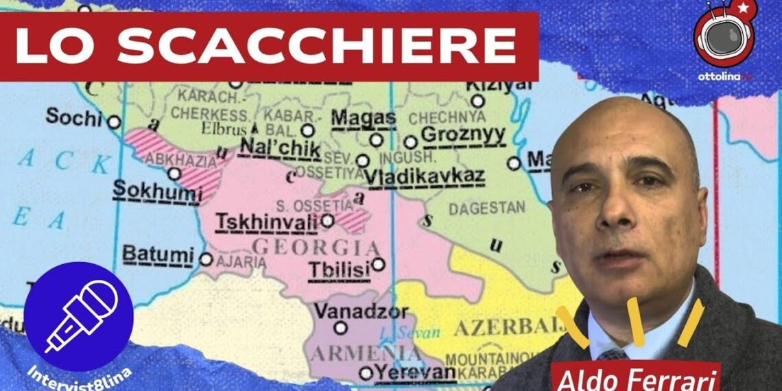 Mappa delle Repubbliche del Caucaso. Aldo Ferrari in primo piano
