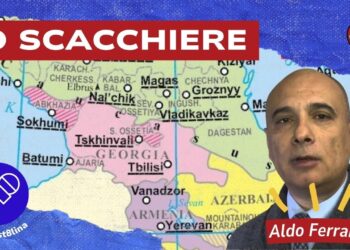 Mappa delle Repubbliche del Caucaso. Aldo Ferrari in primo piano