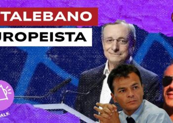 Mario Draghi al meeting di Rimini. Stefano Fassina e Tommaso Nencioni in primo piano