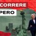 New York vista dalla statua della libertà. Ursula von der Leyen, Donald Trump bendato e Giorgia Meloni in primo piano