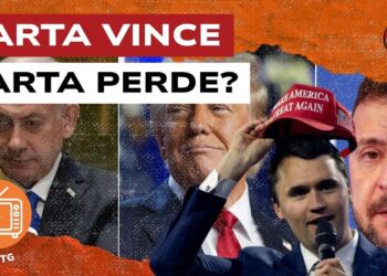 Benjamin Netanhyau, Donald Trump e Volodymyr Zelensky. Charlie Kirk in primo piano