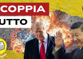 Esplosione. Donald Trump e Xi Jinping in primo piano