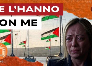 La Global Sumud Flotilla in mare. Giorgia Meloni in lacrime in primo piano