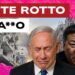 Macerie di Gaza. Benjamin Netanhyau triste e Xi Jinping furibondo in primo piano