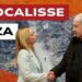 Macerie di Gaza. Giorgia Meloni stringe la mano a Benjamin Netanhyau in primo piano