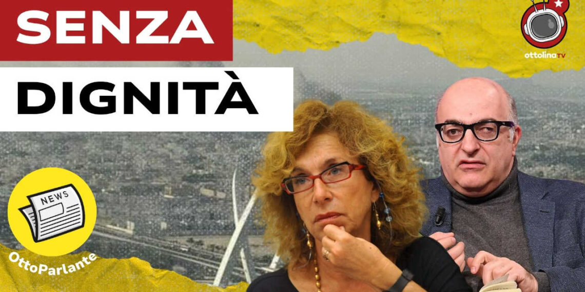 Panorama di Gaza. Fiamma Nirenstein e Mario Sechi in primo piano
