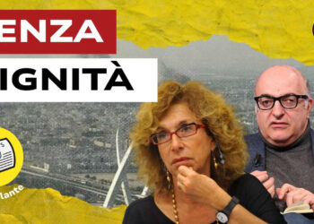 Panorama di Gaza. Fiamma Nirenstein e Mario Sechi in primo piano