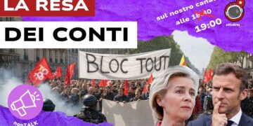 Proteste in Francia. Ursula von der Leyen e Emmanuel Macron in primo piano