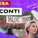 Proteste in Francia. Ursula von der Leyen e Emmanuel Macron in primo piano