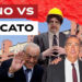 Edilizia popolare viennese. Francesco Caltagirone, Giuseppe Sala e Manfredi Catella con l'ingegner Cane in primo piano
