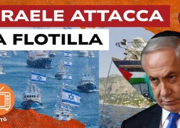 Imbarcazioni da guerra israeliane. Benjamin Netanhyau in primo piano