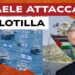 Imbarcazioni da guerra israeliane. Benjamin Netanhyau in primo piano