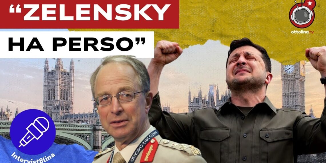 Londra. Lord David Richards e Volodymyr Zelensky in primo piano