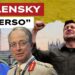 Londra. Lord David Richards e Volodymyr Zelensky in primo piano