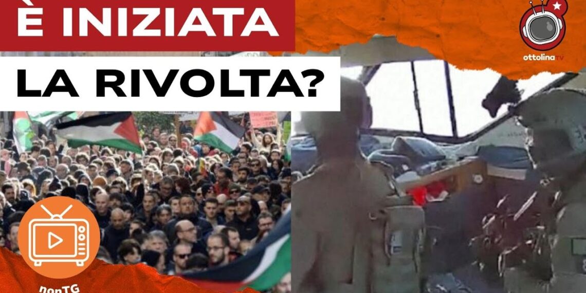 Manifestazione pro Palestina. Soldati dell'IDF sequestrano i volontari della Global Sumud Flotilla