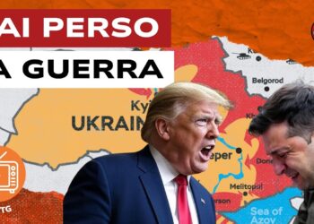 Mappa dell'Ucraina. Donald Trump urla verso Volodymyr Zelensky in lacrime in primo piano