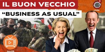 Militari in Palestina. Ursula von del Leyen e Friedrich Merz in primo piano
