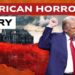 Paesaggio horror. Donald Trump in primo piano