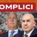 Panorama di Gaza distrutta. Antonio Tajani, Guido Crosetto e Giorgia Meloni in primo piano