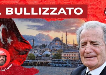 Panorama di Istambul. Romano Prodi in primo piano